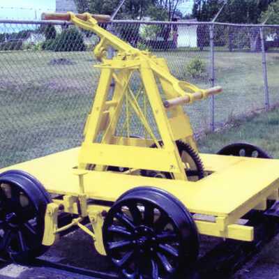 Photograph, Yellow Handcar NORMHC.