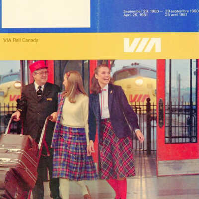 Passenger Timetable, VIA Rail, September 29th 1980.