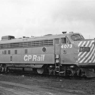 Photograph, CP Rail Locomotive 4073.
