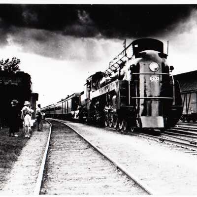 Photograph, CNR Steam Engine 6400