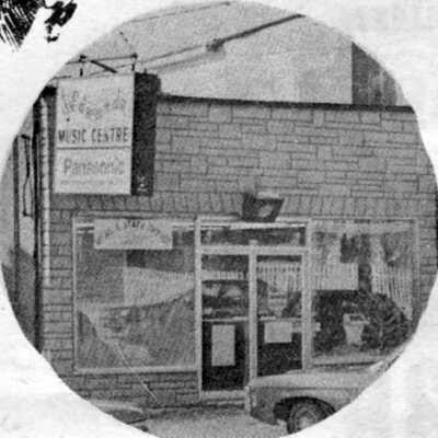 Newspaper Advertisement, Edwards Music Centre.