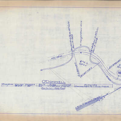 Plan of the Algoma Eastern Railway O'Donnell Yard