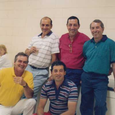 Photograph, Frank Mazzuca Jr. , Ezio Bevilaqua, Andy Boudreau, Phil Del Papa, Unknown.