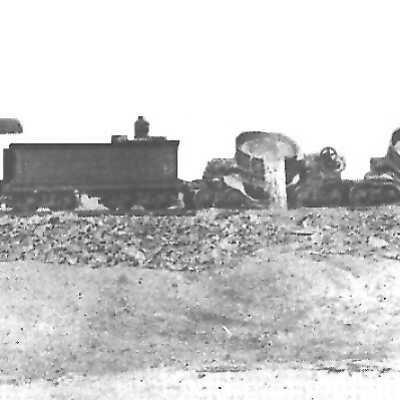 Photograph, CCC Loco #06 & Slag.