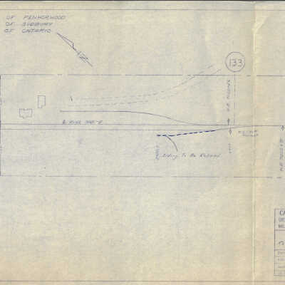 Canadian National: Drawing showing the Retirement of 220.5’ of siding serving the Department of Education in Kukatush