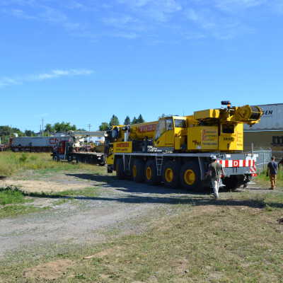 Photograph, NORMHC, Hot Metal Car Move into Prescott Park.