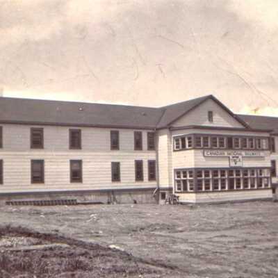Photograph, Railroad YMCA, Hornepayne, Ontario.
