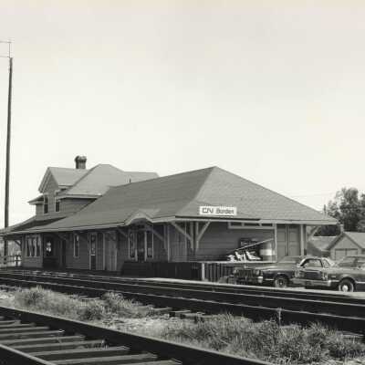 Photograph, CNR Station at Borden, Prince Edward Island.