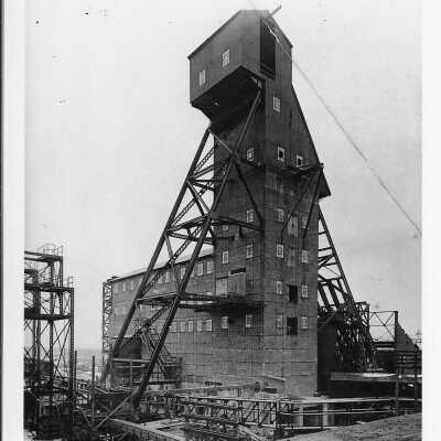 Photograph: INCO’s Creighton Mine’s #3 Shaft