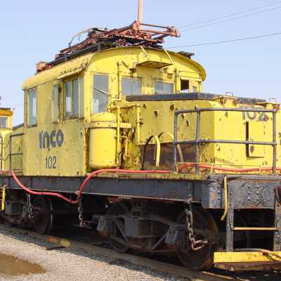 Photograph, INCO Locomotive 102.