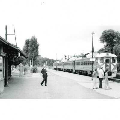 Photograph, CPR Commuter Service, Westmount Quebec, July 1975.