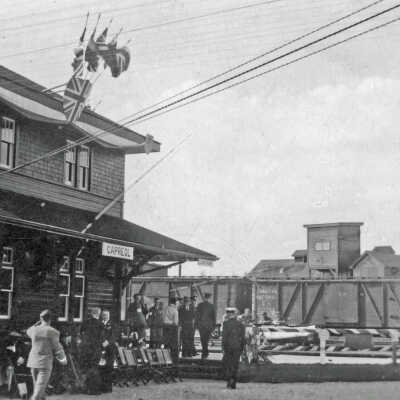 Photograph, Capreol CNR Station, Capreol, Ontario