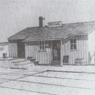 Photograph, CNR Station, Rymal, Ontario, Canada.