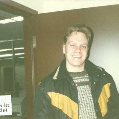 Photograph, Andrew Cox, C/L Clerk.
