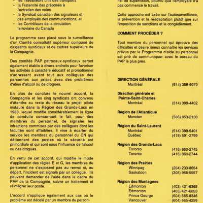 Document, CN Employee Assistance Program.