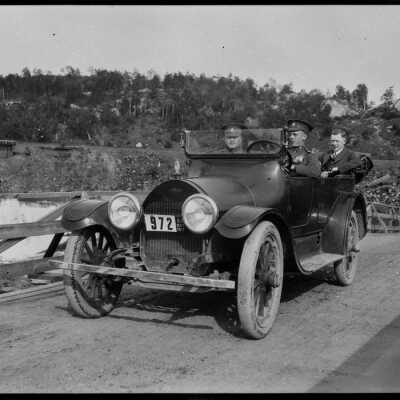 Photograph, McLaughlin car, Parry Sound, Ontario, 1917.