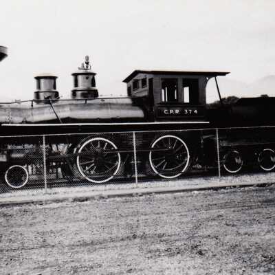 Photograph, CPR Locomotive 374.