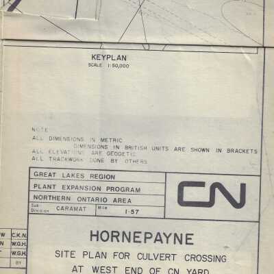 Blueprint - CN Hornepayne