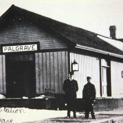 Photograph, CNR Station at Palgrave, Ontario.