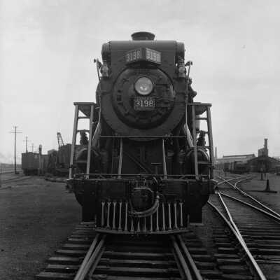 Photograph, Canadian National Railways Locomotive 3198.