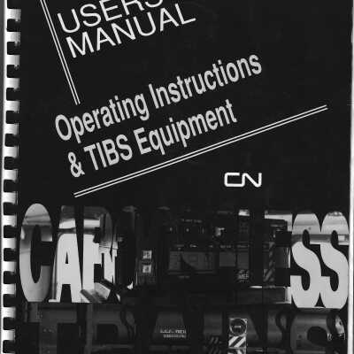 Users' Manual Operating Instructions & TIBS Equipment