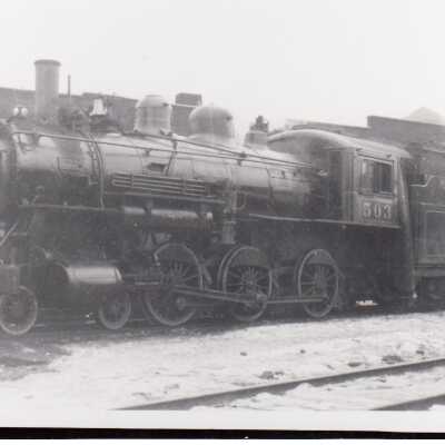 Photograph, Locomotive 503, Unknown Road Name.