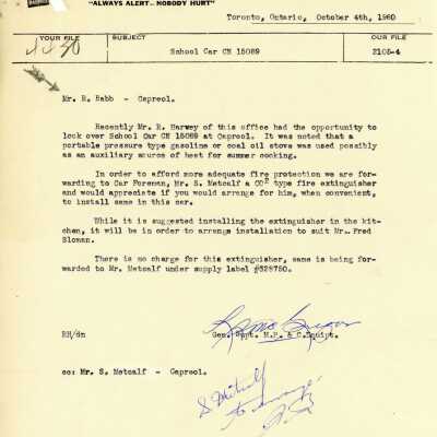 Document, CN Fire Extinguisher.