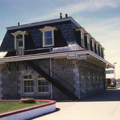 Photograph, CNR Station at Belleville, Ontario.