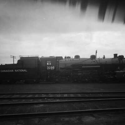 Photograph, Canadian National Railways Locomotive 3198.