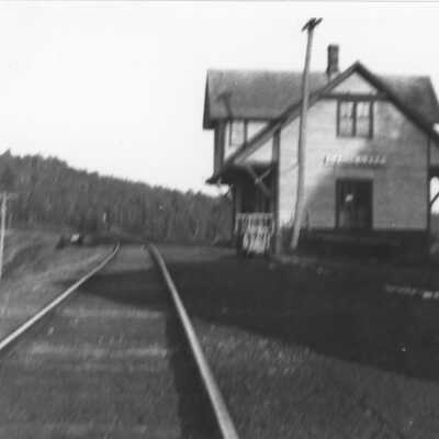 Photograph, CNR Station at Brule Lake