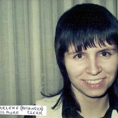Photograph, Darlene (Belanger) Gilmore, Clerk.