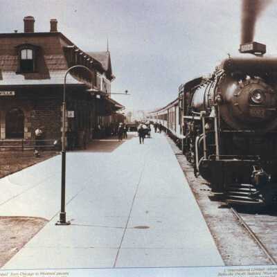 Photograph, CNR Station at Belleville, Ontario.