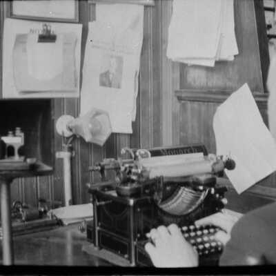 Photograph, Telegraph office, Parry Sound, Ontario, June 1916.
