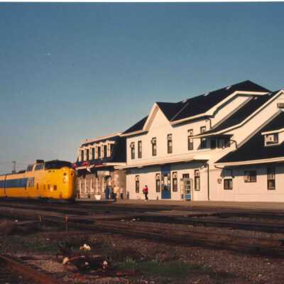 Photograph, CNR Station at Belleville, Ontario.