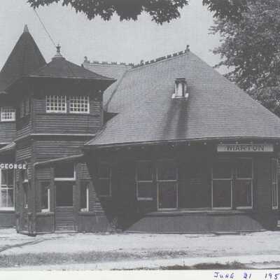 Photograph, CNR Station, Wiarton, Ontario, Canada.