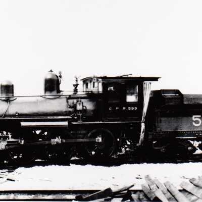 Photograph, CPR Locomotive 599