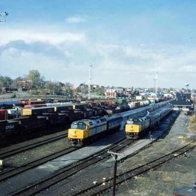 Photograph, CPR Yard, Sudbury, Ontario.
