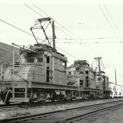 Photograph, INCO Electric Engines 108, 102, & 115.