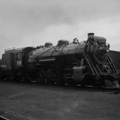 Photograph, Canadian National Railways Locomotive 3198.