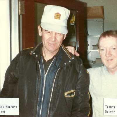 Photograph, Frank Goodman, Driver, Truman Simmons, Driver.