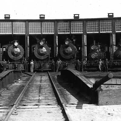 Photograph, CCC Roundhouse.