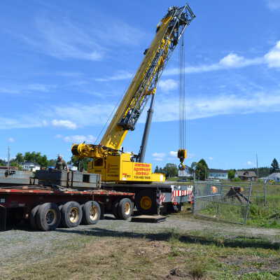 Photograph, NORMHC, Hot Metal Car Move into Prescott Park.