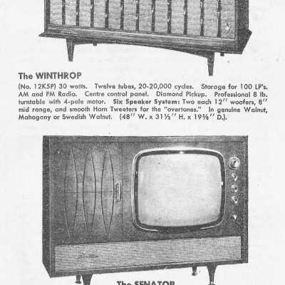 Newspaper Advertisement, Home Furnishers, Capreol.