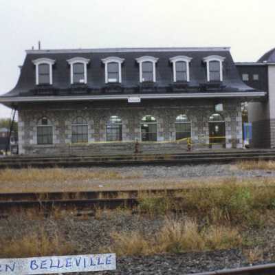 Photograph, CNR Station at Belleville, Ontario.