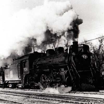 Photograph, CNR Steam Engine 5134