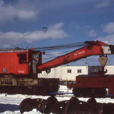 CN 50022 Wrecker in Capreol Ontario