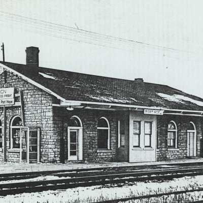 Photograph, CNR Station at Port Hope, Ontario.