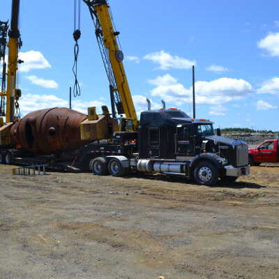 Photograph, NORMHC, Hot Metal Car move from INCO to Prescott Park.