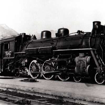 Photograph, CNR Steam Engine 5147