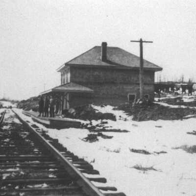 Photograph, CNR Station at South Magnetewan